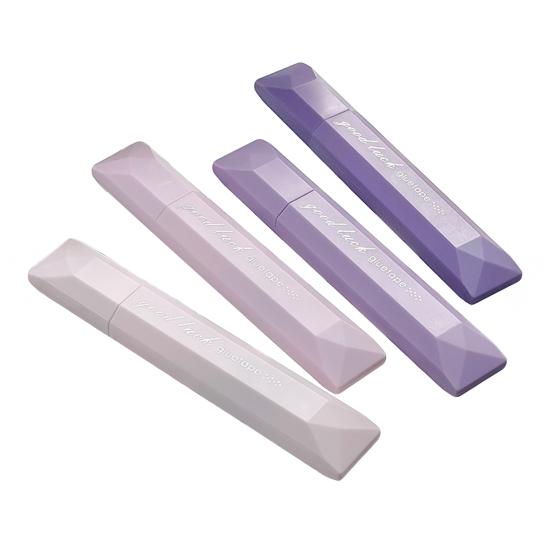 

4 Pcs Double Sided Tape Pens Scrapbooking Double Sided Tape Roller Adhesive Glue Dispenser Runner for Scrapbooking Journaling Card Making DIY Crafts фиолетовый