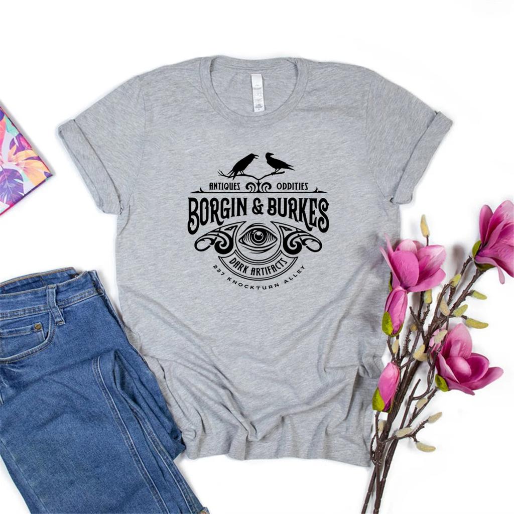 Borgin and Burkes Unusual and Ancient Wizarding Artefacts T-shirt Wizard Shirt Book Reading Magic Tshirt Bookish Shirts Tees Top
