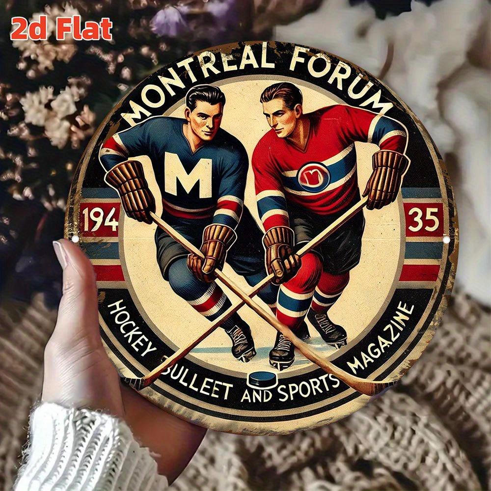 Round Metal Tin Sign Wall Decor Retro Farm Machinery Iron Plaque Home Garage Bar Cafe Rustic Industrial Decor Art Sign