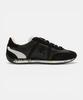 Premiata [26Ss][Jackyx] Black Logo Patch Cowhide Men'S Sneakers
