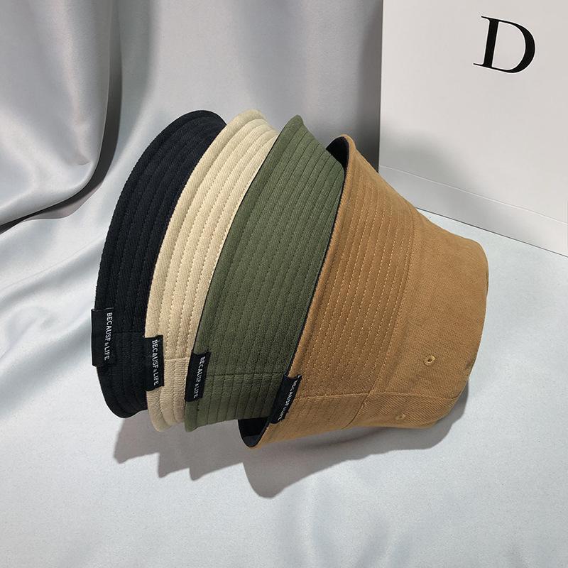 Solid Color Plain Color Bucket Fisherman Hat Double Side Wear Fisherman Hat For Men Women Fashion Street Headwear Bonnet Cotton Foldable Sun Visors