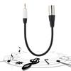 3.5mm Male to XLR Male Audio Adapter Cable Converter Stereo Transmission Cable
