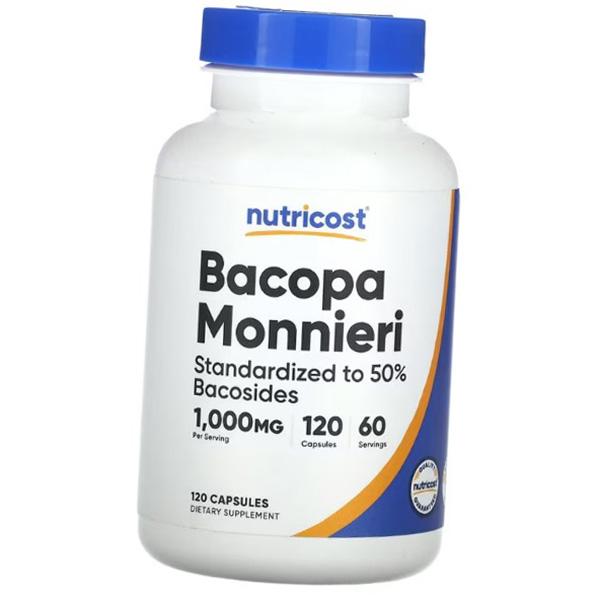 

Bacopa Monnieri Extract, Bacopa Monnieri 1000, Nutricost 120caps (71647102) 120caps