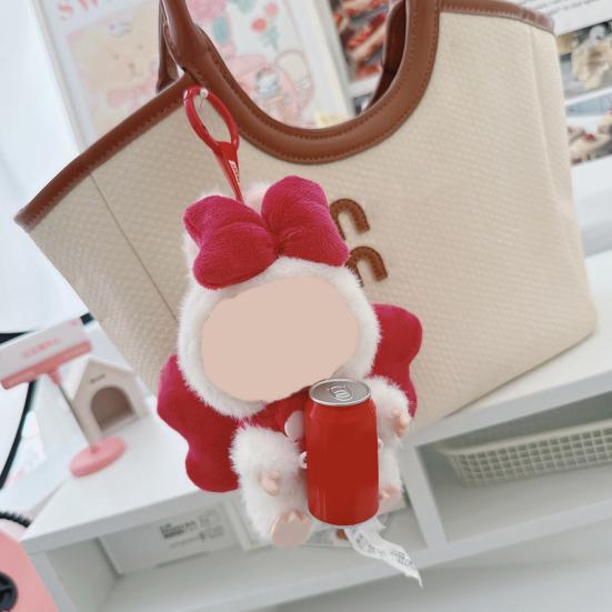 Doll Clothes Set for 17cm Doll Handmade Bowknot Outfit Doll Replacement Costume Sets Cute Gift for Collectors