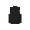 Nike Solid Color Logo Zip-Up Cotton Vest Men Vests Black FB7554-010