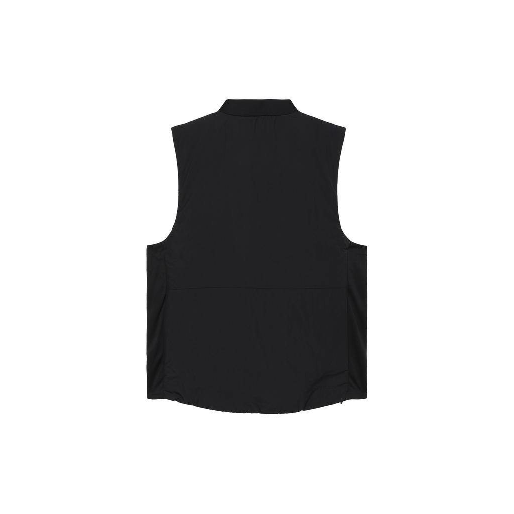Nike Solid Color Logo Zip-Up Cotton Vest Men Vests Black FB7554-010
