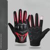 Cycling Gloves Men Outdoor Motorcycle Sports Breathable Non-slip Touch Screen Protection Wear Resistant Shock Absorbing Fitness Full Finger Gloves