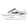 Li Ning Floating Boat Gray Rhythm Synthetic Leather Lightweight Breathable Low top Skateboard Shoes Men's Black AGCS419-1(Team1953-SBOX)