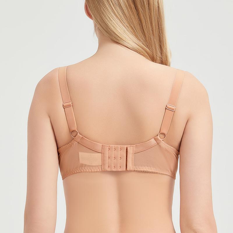 Große Größe BH Damen Spitzen-BH Vollschalen-BH Dessous Dünner BH