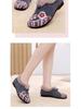 Warm Ethnic Style Embroidered Cotton Shoes – Soft-Soled Fur-Lined Comfort for Middle-Aged & Elderly