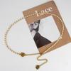 New Product Xiaoxiang Style Metal Waist Chain Women's Elegant High-end Versatile Dress Accessories Rose Body Chain Women
