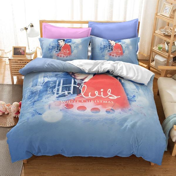 Bedding Kit, Male Star Series Size Three-Piece Quilt Cover