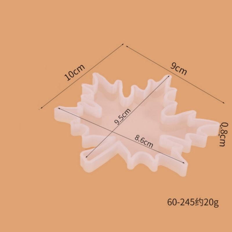 DIY Palm Leaf Tray Coaster Silicone Mold Turtle Back Leaf Shape Crystal Dropping Resin Tray Gypsum Cement Molds Home Decoration