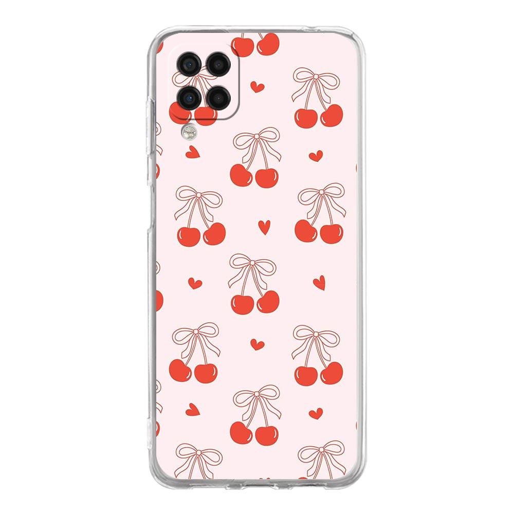 Phone Case For Samsung Galaxy A13 A33 A35 A55 A73 A53 A23 A51 A71 A21S A31 A41 A05s A03S A15 A25 5G Cover Cute Pink Heart Bow