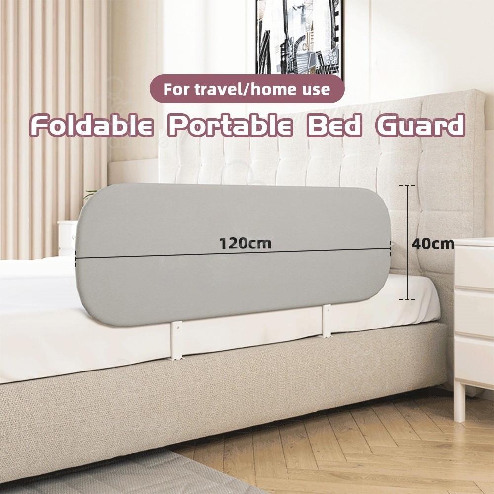 Foldable Portable Bed Rail Anti-fall Guard Gate Babies Kids Safety Bed Guard Soft Foam Baby Bed Fence Home Use