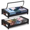 Oxford Cloth Under-Bed Storage Box with Wheels for Clothing and Sundries