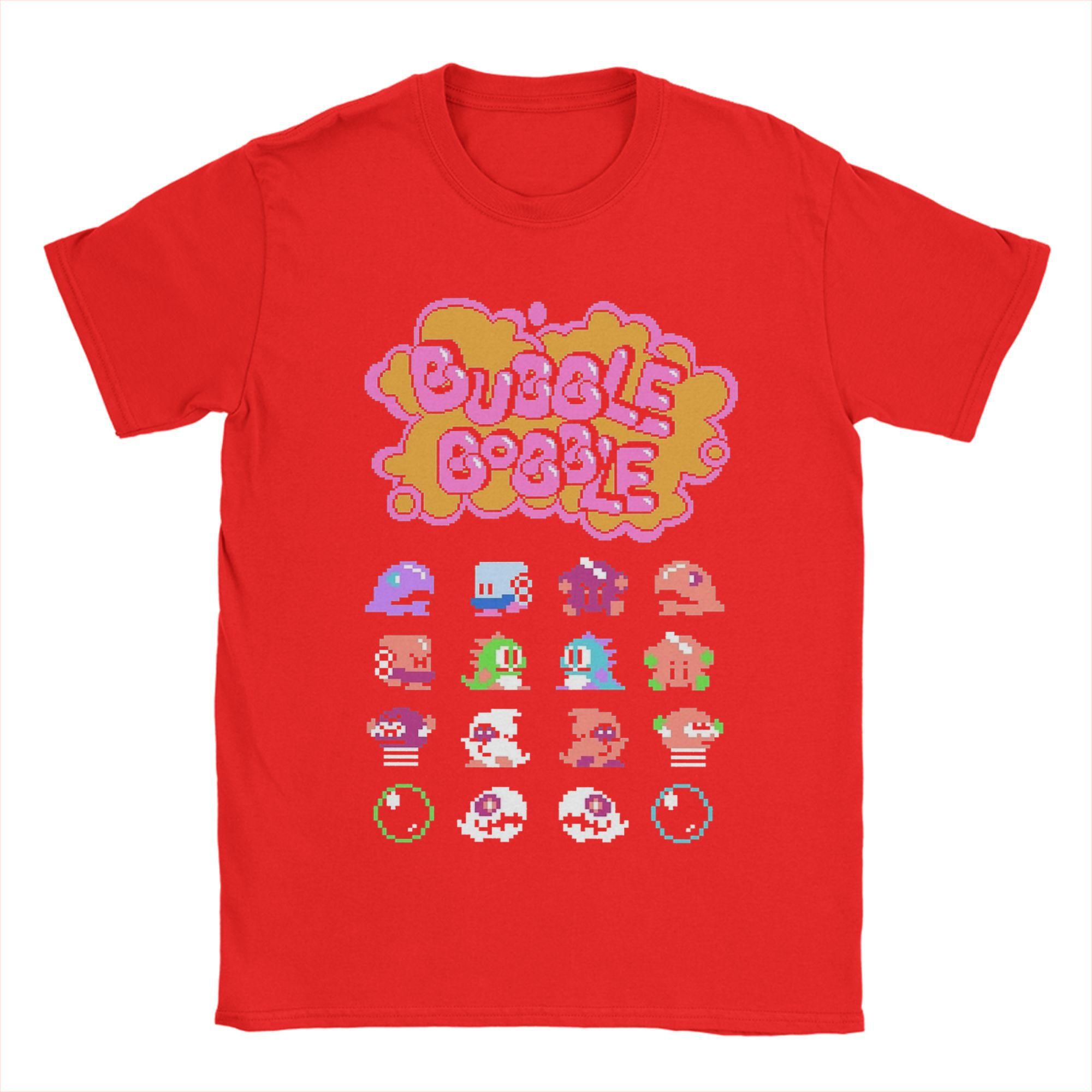 

Bubble Bobble T-Shirt Summer Trending T-Shirts Couple Cotton O Neck 4XL 5XL 6XL Tees Short-Sleeve Vintage Tshirt S