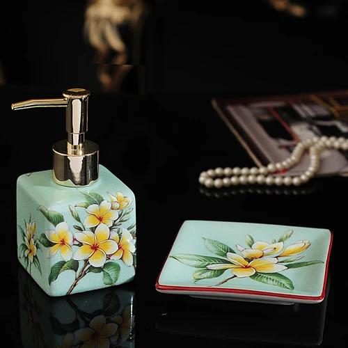 Ice Crack Ceramic Art Lotion Bottle, Bathroom Accessories, Shampoo Bottle, Soap Dish, Household, Travel, Independent Bottle
