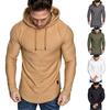 Men Hoodie Cotton Sweat Absorbing Hooded Sweatshirt Long Hooded Sweatshirt Long Sleeve Sweater Hoodie 
