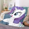 Rarity Little Pony Blanket Suitable All Seasons Soft Comfortable Sofa Office Home Blanket Holiday Gift Blanket Suitable For All Seasons Blanket