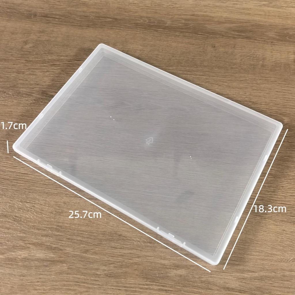 Transparente Ultra-Dünne 1,7 cm Rechteckige Schmuckschatulle mit Deckel