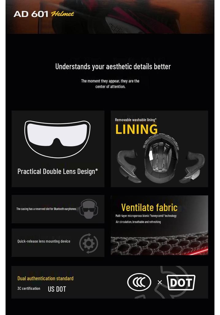 3C Certified Unisex Class A Motorcycle Helmet for All Seasons