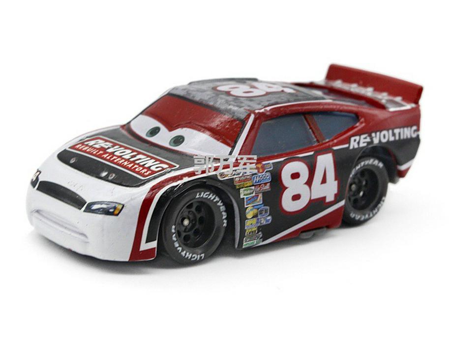 Mixed Batch Alloy Racing Car Models: White Apple 51, 4, 8, 28, 36