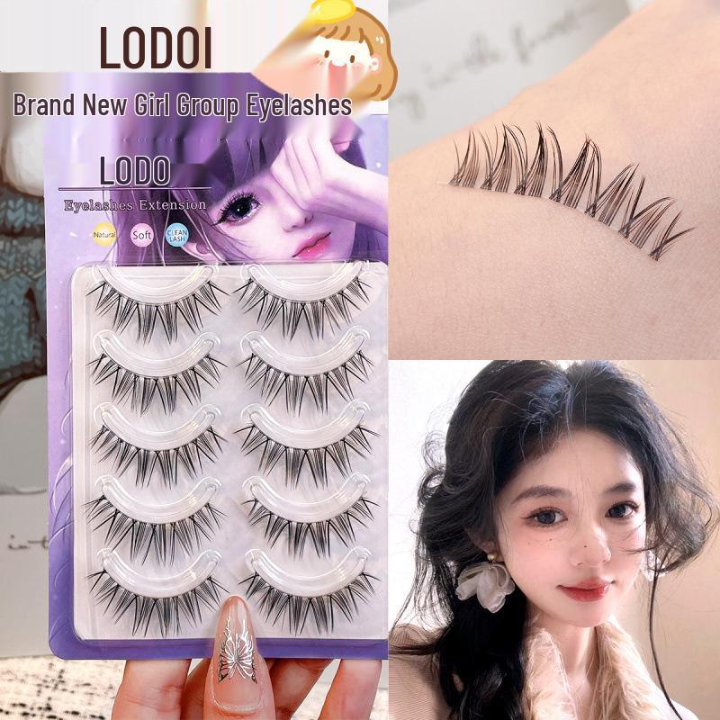 Luodou Manga Devil Eyelashes: Barbie-Style, Dense, Natural Look for Big Eyes