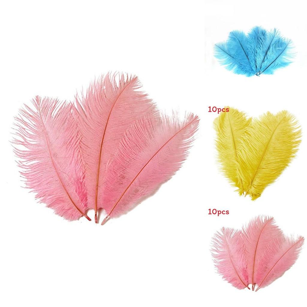 Beautifully Crafted 12-14 Inch Natural Ostrich Feathers For Luxurious Table Displays