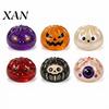 Fidget Toy with Steamer 1/6Pcs Halloween Dumpling Stress Relief Toy, Devil Pumpkin Eyeball Skeleton Squeeze Party Favors Anxiety Reduction Dough