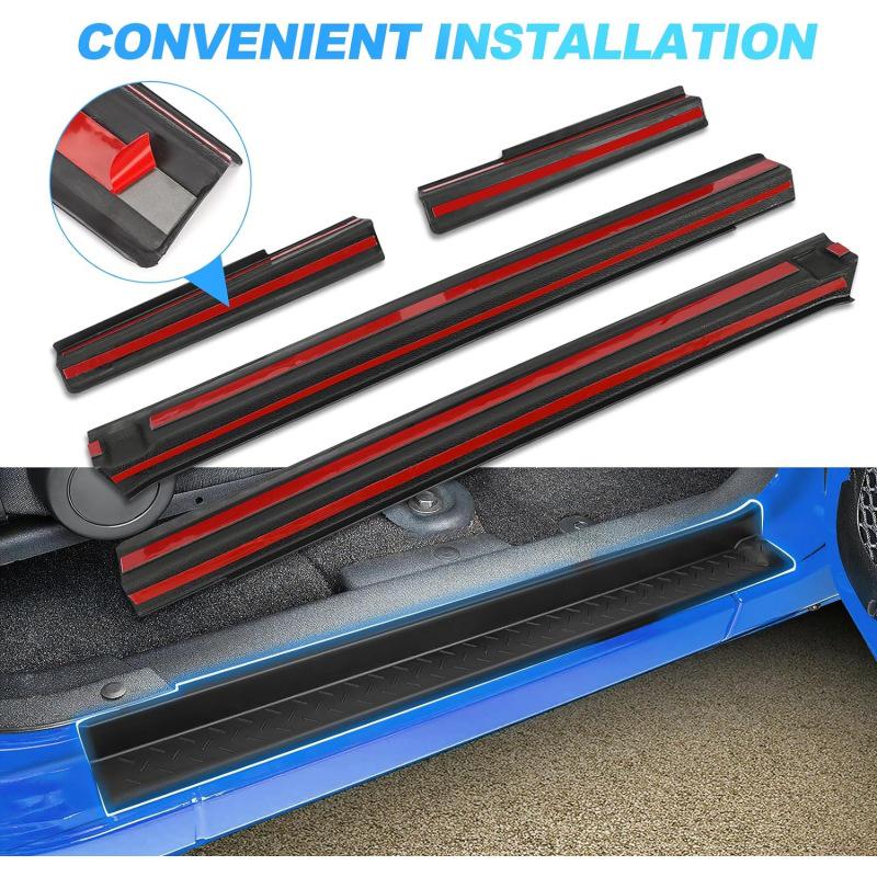 Wrangler JK JKU 4 Portas Proteção Interior Pedais Soleira