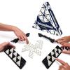 Board Game Triominos - Bizak - Triangular Dominoes - 2 To 4 Players - From 6 Years Old - 30 Min of Play - 56 Tiles
