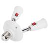 2/5-heads PC Practical E27 Lamp Holder Rotatable Lamps Adapter Adjustable LED Light Bulb Base Lamps Socket Adapter