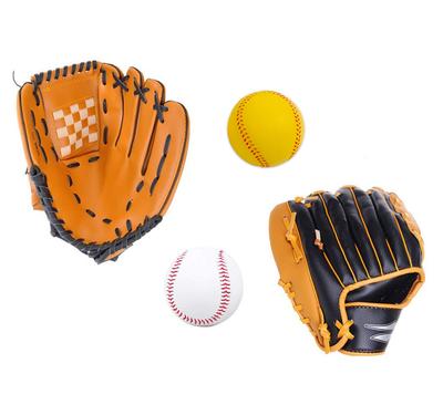 Ensemble de gants de lancer de balle Parent-Enfant Forbestly Gants de Softball Cuir Artificiel Absorption des Chocs Pour Droitier Enfants Adultes Entraînement Sports Familiaux