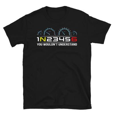 Zahnräder Geschwindigkeit Motorradfahrer T-Shirt