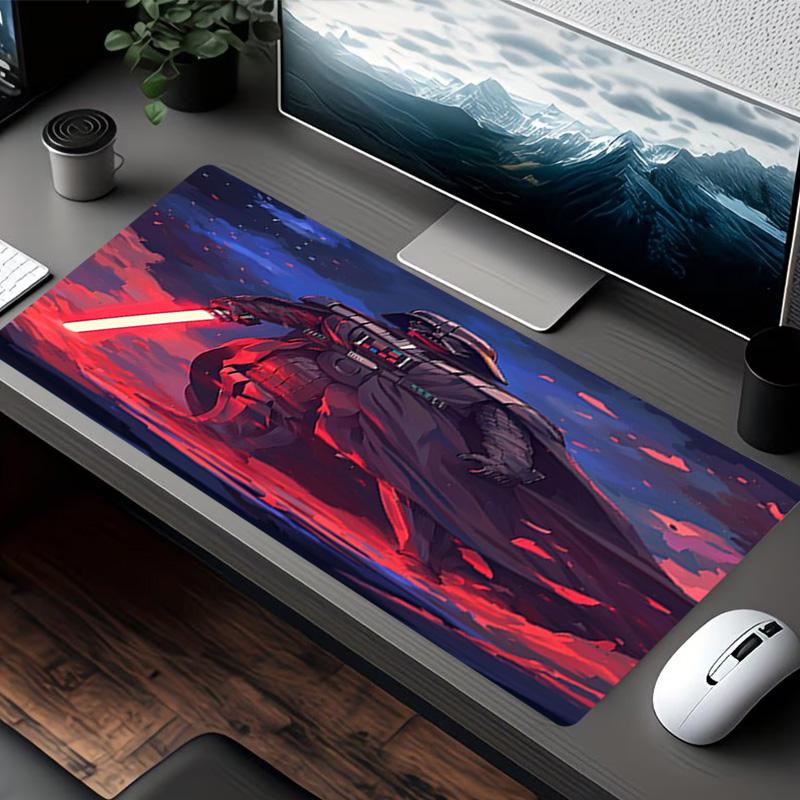 Star Wars Print Mouse Pad, for Keyboard Pad Laptop PC Mat for Office Home Use, Desk Decor, Perfect Birthday Gift for Gamers