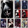 Kaneki Cartoon Decor Poster Vintage Tin Sign Metal Sign Decorative Plaque for Pub Bar Man Cave Club Wall Decoration