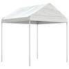 VidaXL Belvedere with White Roof 15.61x2.28x2.69 M Polyethylene, Party Tent, Marquee, Awning Shelter, Pavilion, Tent 3155507