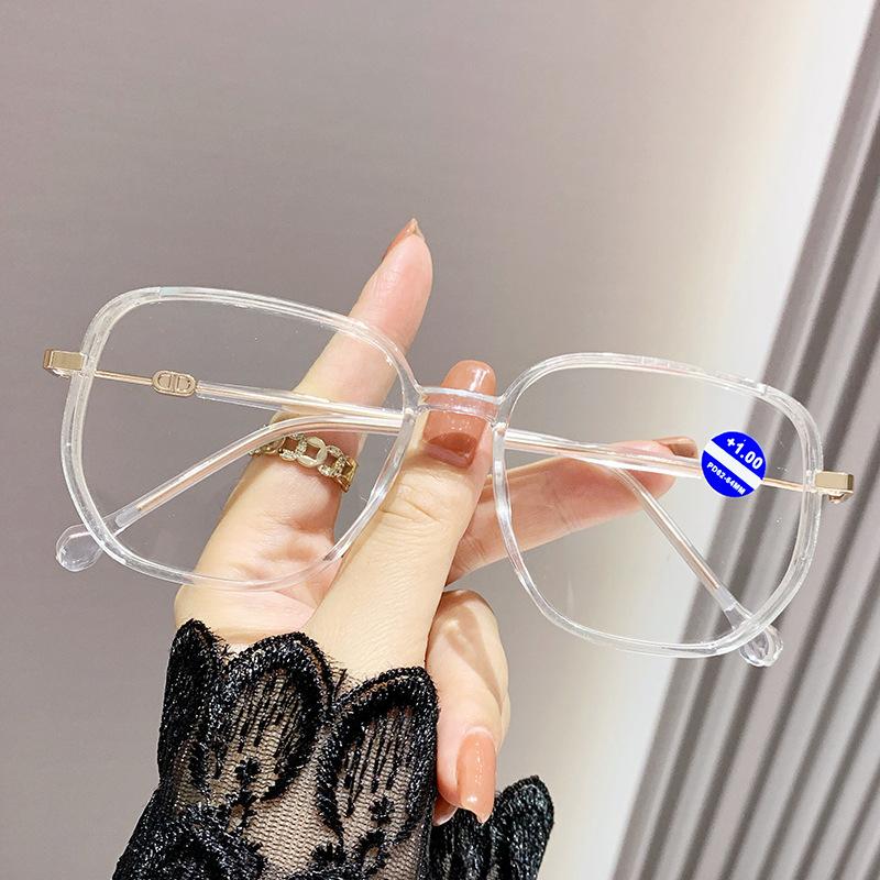 Anti-blue Light Progressive Glasses With Prominent Edges 2988 For Women Trendy And Fashionable Large Frame Professional Vision Correction