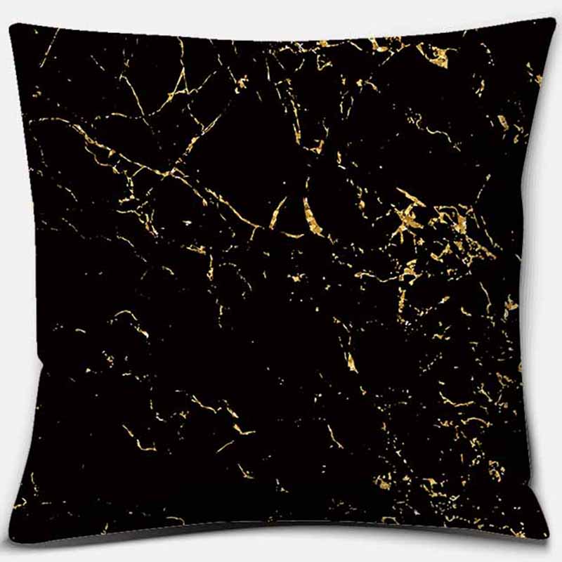 Black Geometric Printing Pillowcase Home Decoration Car Sofa Cushion Cover