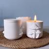Plaster Drip Mould White Jar Mould With Lid Candle Cup Mould Decorative For Diy Projects Home Decoration Storage Organization