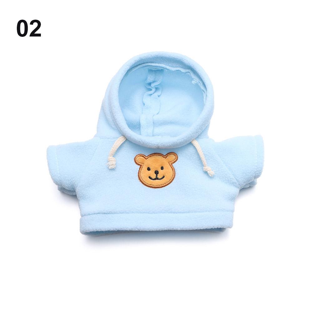 Plush Toy Clothes 30CM Doll Tops Knitted Sweater Hoodie Overalls For Bear Kawaii Mini Yellow Duck Clothes Accessories Kids Toys