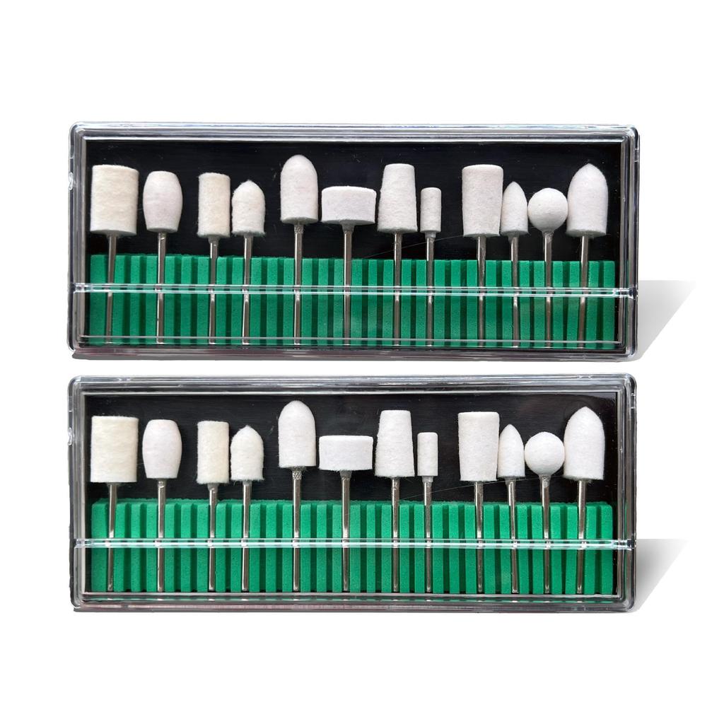 Nail Grinding and Polishing Set with Diamond Ceramic Heads for Nail Removal