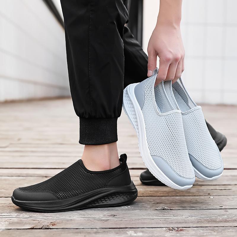 Summer Men/Women's Hollow Ultra-lightweight Mesh Breathable Men's Casual Sports Shoes Large Size Women's Sports Shoes