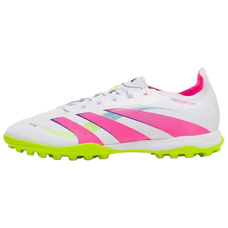 Adidas Predator League Comfortable Durable Non-Slip Wear-Resistant Lightweight Soccer Shoes Men Soccer Shoes White Pink ID3767