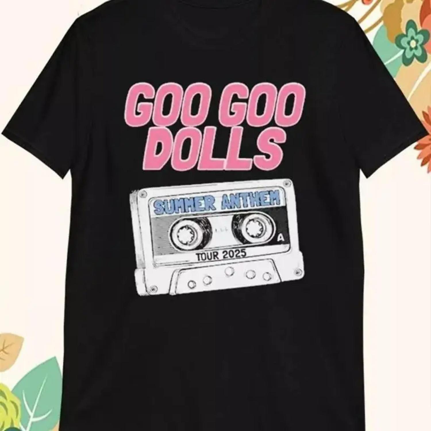 Goo Dolls Summer Anthem Tour 2025 T Shirts Fans S
