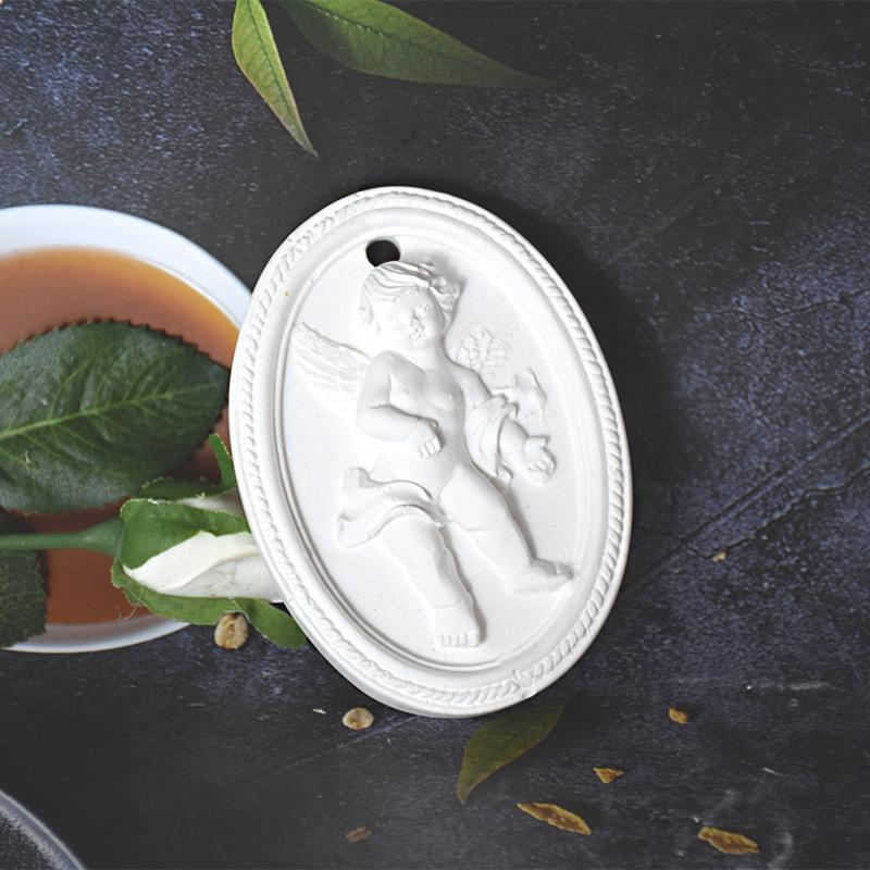 DIY Engelform Aromatherapie Gipsform Fondant Kuchen Schokoladenformen Seife Dekorieren Silikonform Handgemachte Tonarbeiten