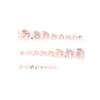 Wear Nail Silver Glitter Butterfly Sequins Toenails Wear Nails Nail Art Nail Pads Nail Pads Wear Nails