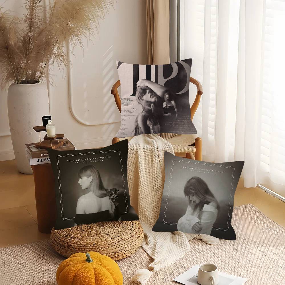 Pillow Cover Sofa Cushion Cover Home Room Decoration Children Gift Singer T-Taylor Album Swift