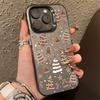 Christmas Gingerbread Tree Candy Pattern Design Protective Cover for iPhone 17 16 15 14 13 12 11 16E Series Pro Max Plus
